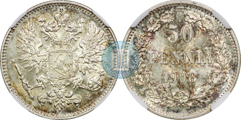 Фото 1 марка 1908 года L 