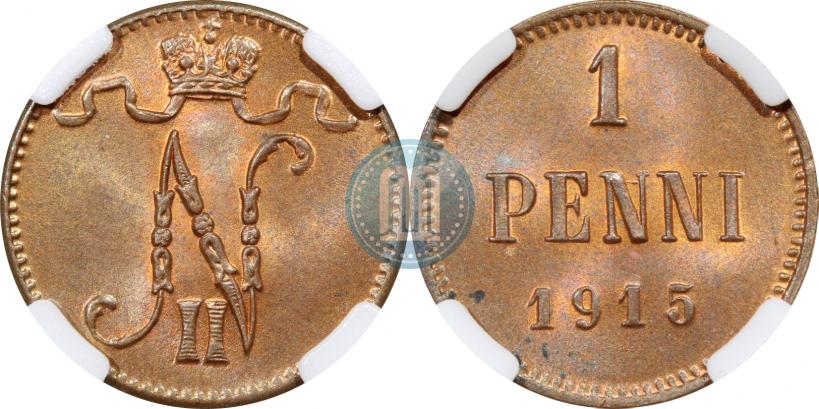 Фото 1 пенни 1915 года  
