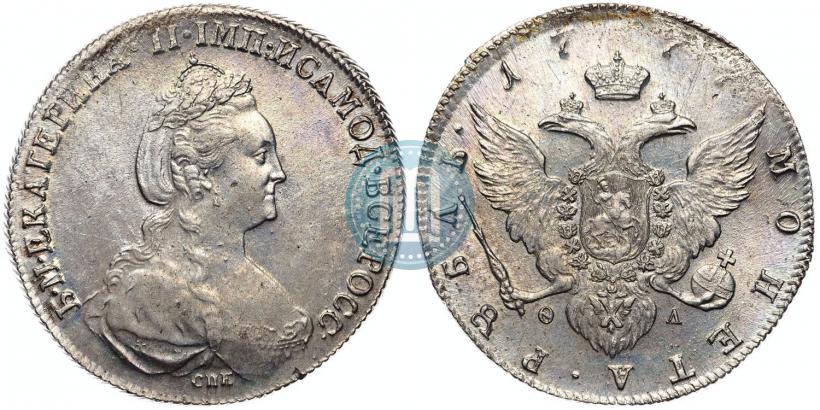 Picture 1 rouble 1777 year СПБ-ФЛ 