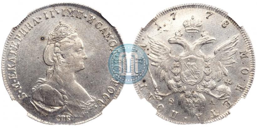 Фото Полтина 1766 года СПБ-АШ 
