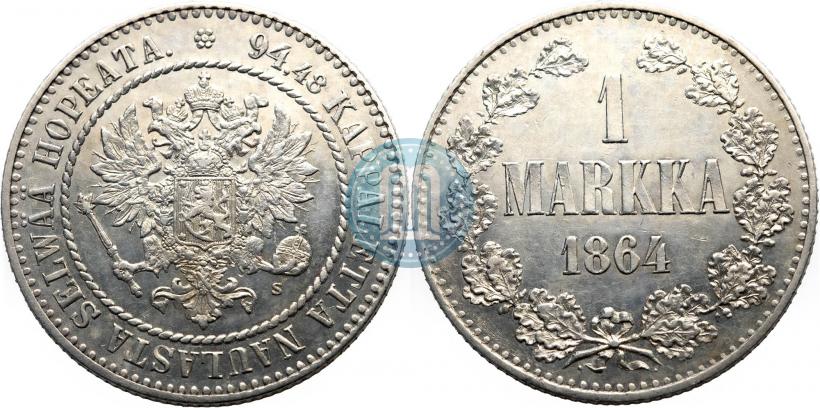 Фото 1 марка 1864 года S 