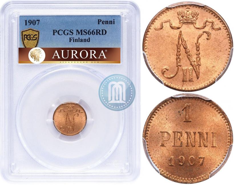 Picture 1 penni 1907 year  