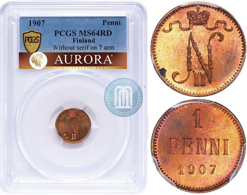 Picture 1 penni 1907 year  