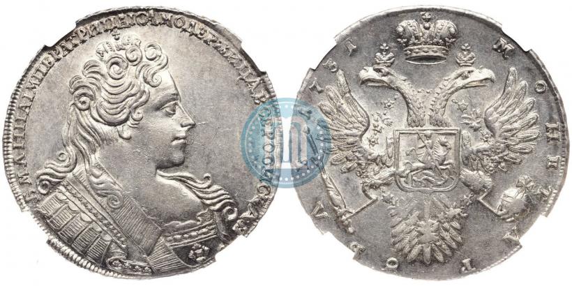 Picture 1 rouble 1731 year  