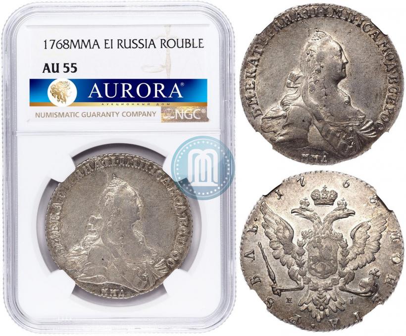 Picture 1 rouble 1768 year ММД-EI 
