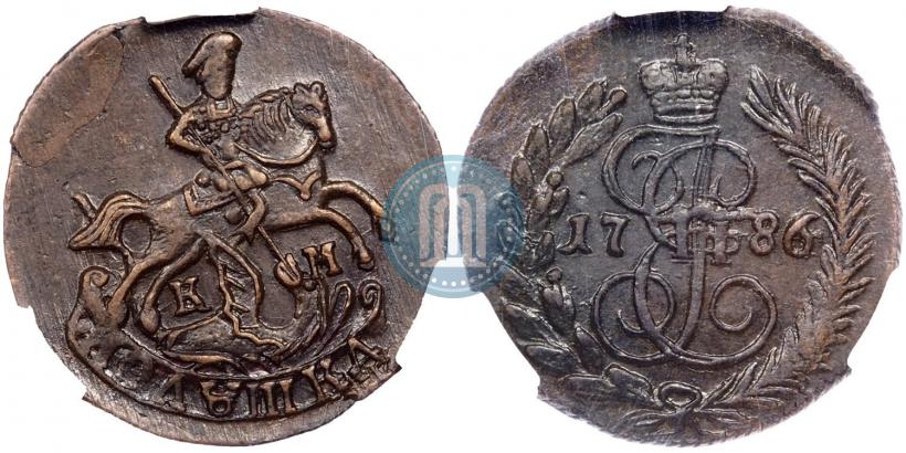 Picture Polushka 1786 year КМ 