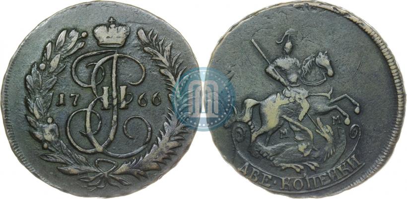 Picture 2 kopecks 1766 year ММ 