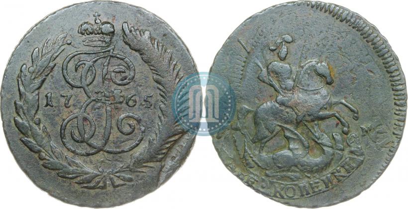 Picture 2 kopecks 1766 year СПМ 