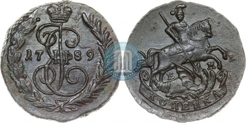 Фото 1 копейка 1789 года ЕМ 