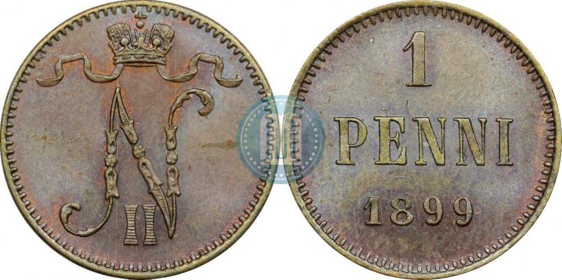 Фото 1 пенни 1899 года  