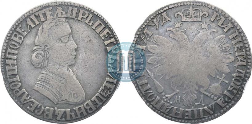 Фото Полтина 1704 года МД "Портрет работы Ф. Алексеева"