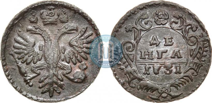 Фото Денга 1731 года  