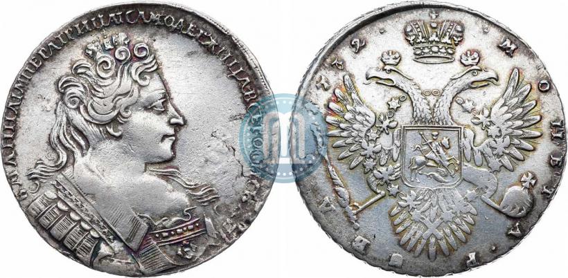 Фото 1 рубль 1732 года  