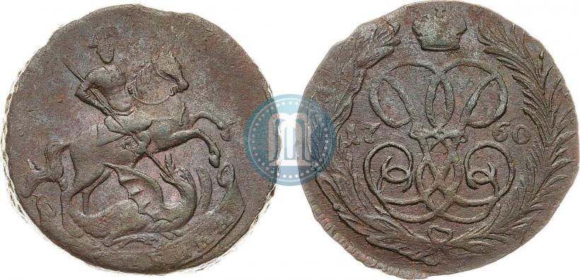 Фото 1 копейка 1760 года  