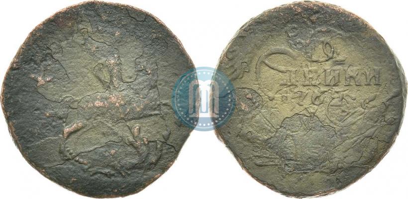 Фото 2 копейки 1762 года  