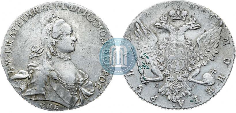 Фото 1 рубль 1764 года СПБ-СА 