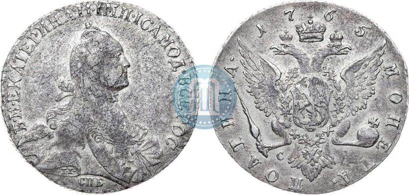 Picture Poltina 1765 year СПБ-СА 