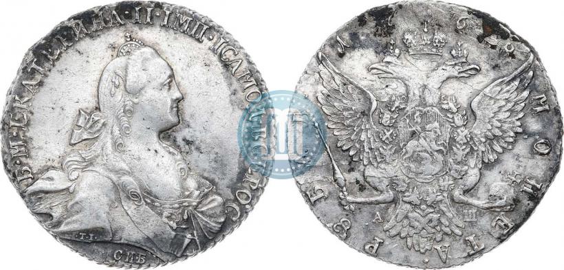Picture 1 rouble 1768 year СПБ-АШ 