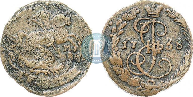 Фото Денга 1768 года ЕМ 