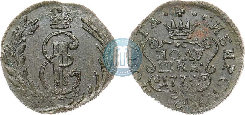 Фото Полушка 1770 года КМ 