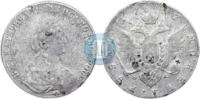 Picture 1 rouble 1777 year СПБ-ФЛ 