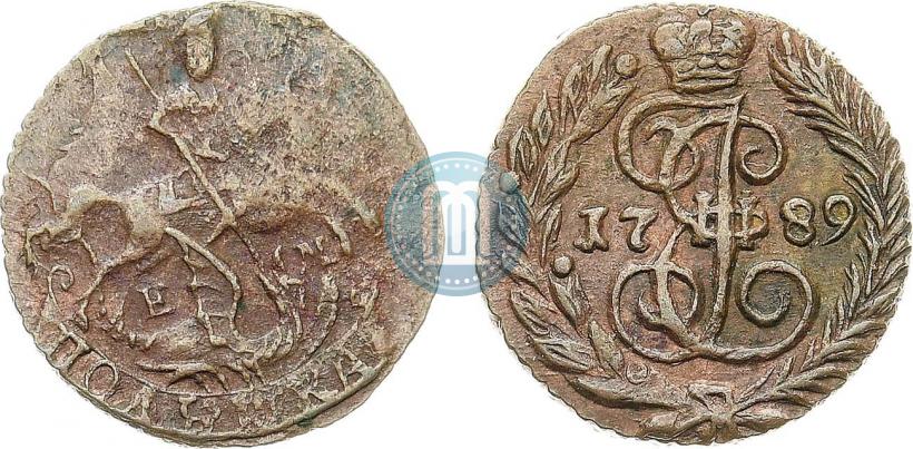 Фото Полушка 1789 года ЕМ 