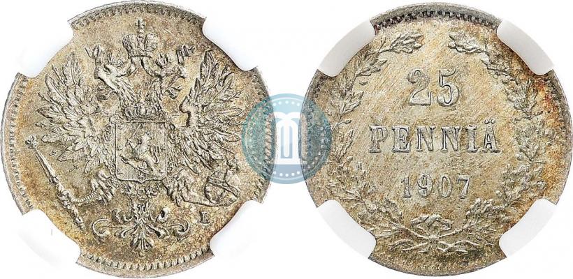 Фото 25 пенни 1907 года L 
