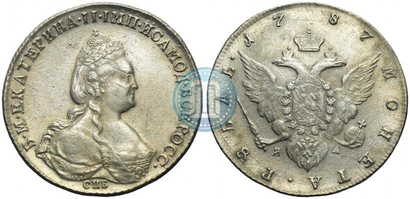 Picture 1 rouble 1786 year СПБ-ЯА 