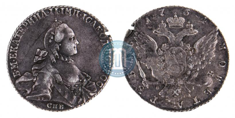 Picture 1 rouble 1764 year СПБ-ЯI 