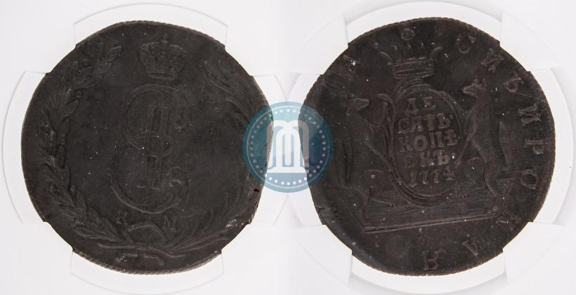 Picture 10 kopecks 1774 year КМ 