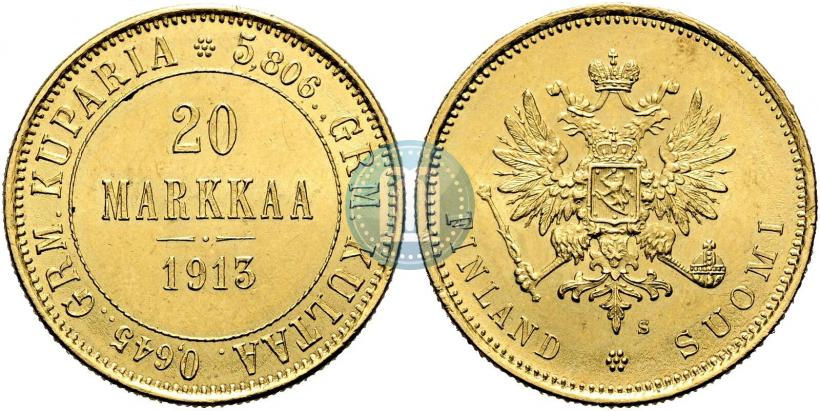 Фото 20 марок 1913 года S 