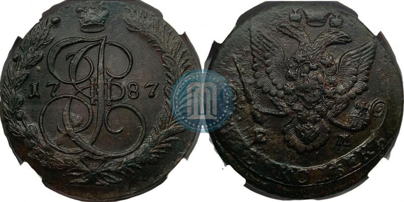 Фото 5 копеек 1787 года ЕМ 