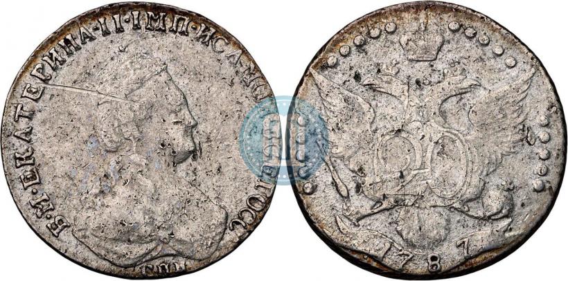 Фото 20 копеек 1787 года СПБ 