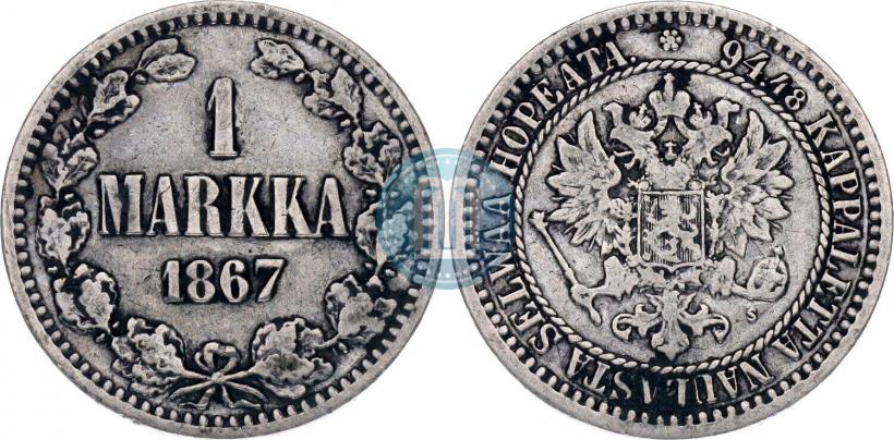 Фото 1 марка 1867 года S 