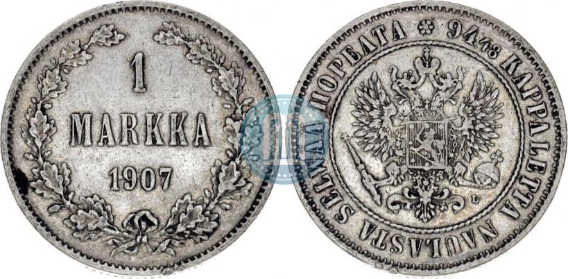 Фото 1 марка 1907 года L 