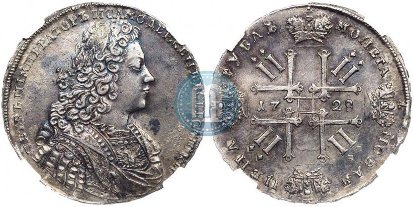 Фото 1 рубль 1728 года  "Тип 1728"