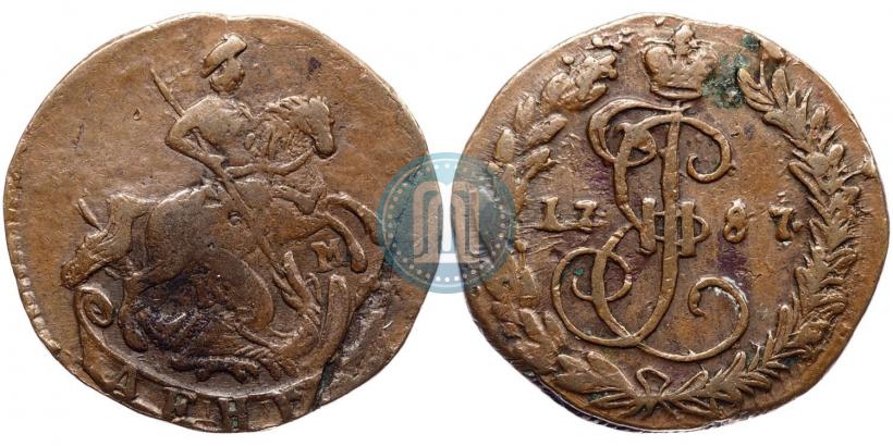 Фото Денга 1787 года КМ 