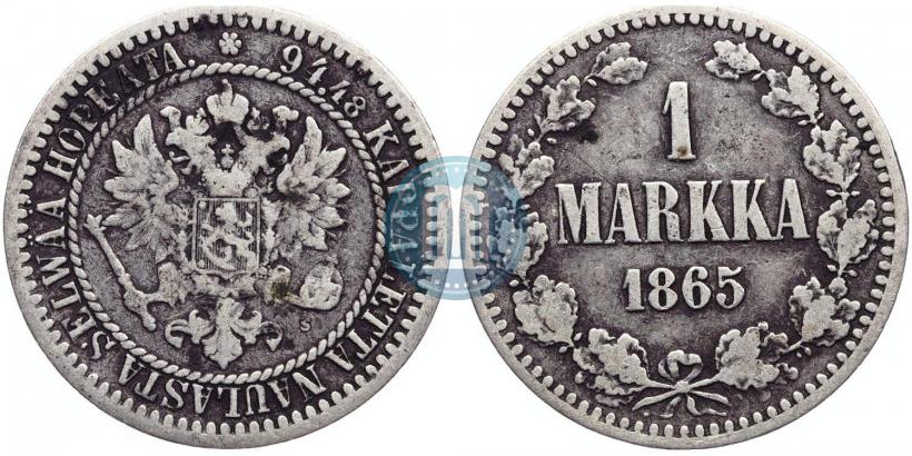 Фото 1 марка 1865 года S 