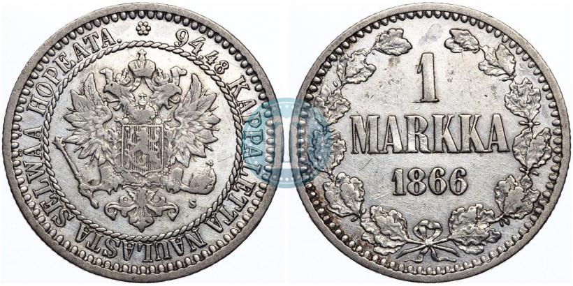 Фото 1 марка 1866 года S 