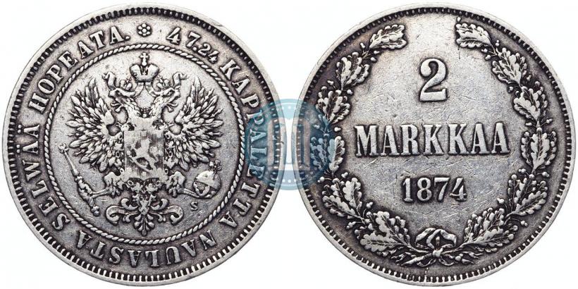 Фото 2 марки 1874 года S 