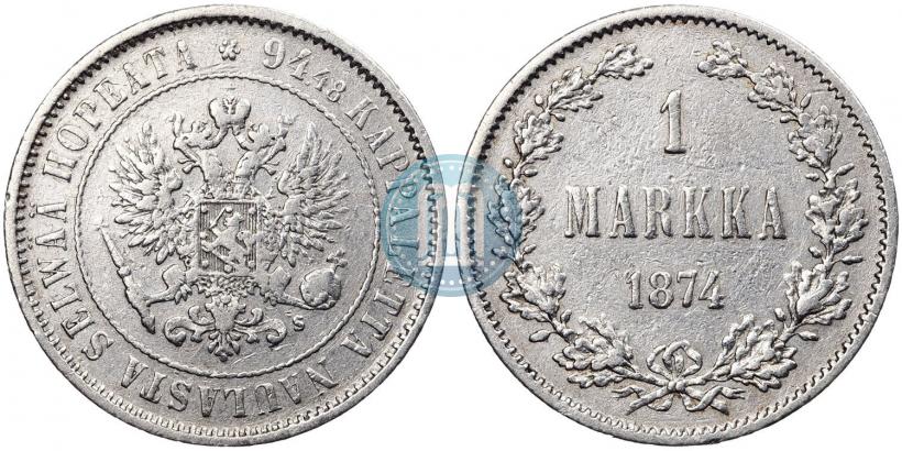 Фото 1 марка 1874 года S 