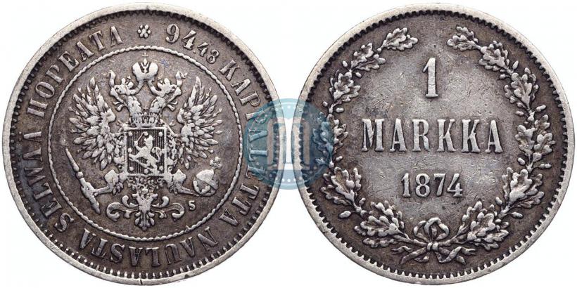 Фото 1 марка 1874 года S 