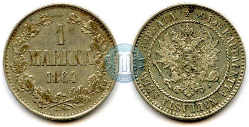 Фото 1 марка 1864 года S 