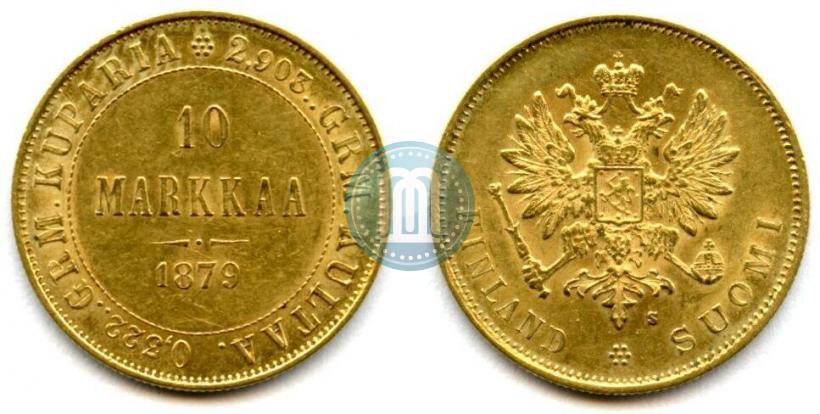 Picture 10 markkaa 1879 year S 