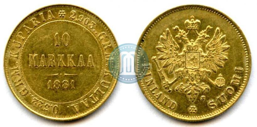 Фото 10 марок 1881 года S 