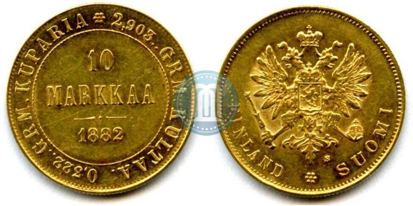Фото 10 марок 1882 года S 