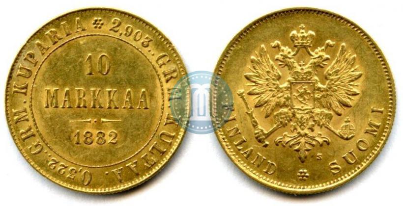Picture 10 markkaa 1882 year S 