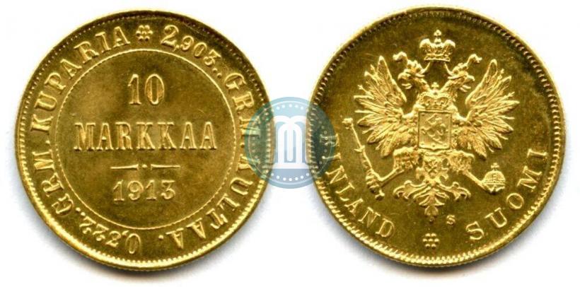 Picture 10 markkaa 1913 year S 