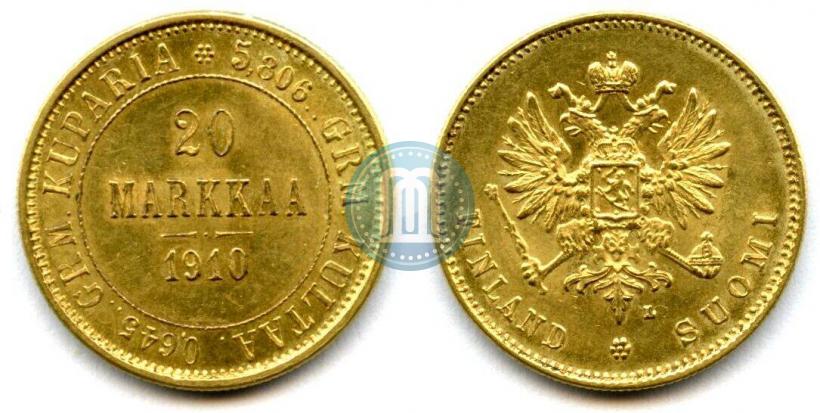 Picture 20 markkaa 1910 year L 