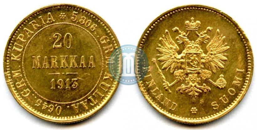 Picture 20 markkaa 1913 year S 